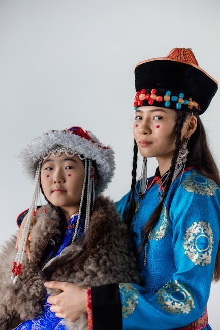 Evenki festival attire and cultural dress