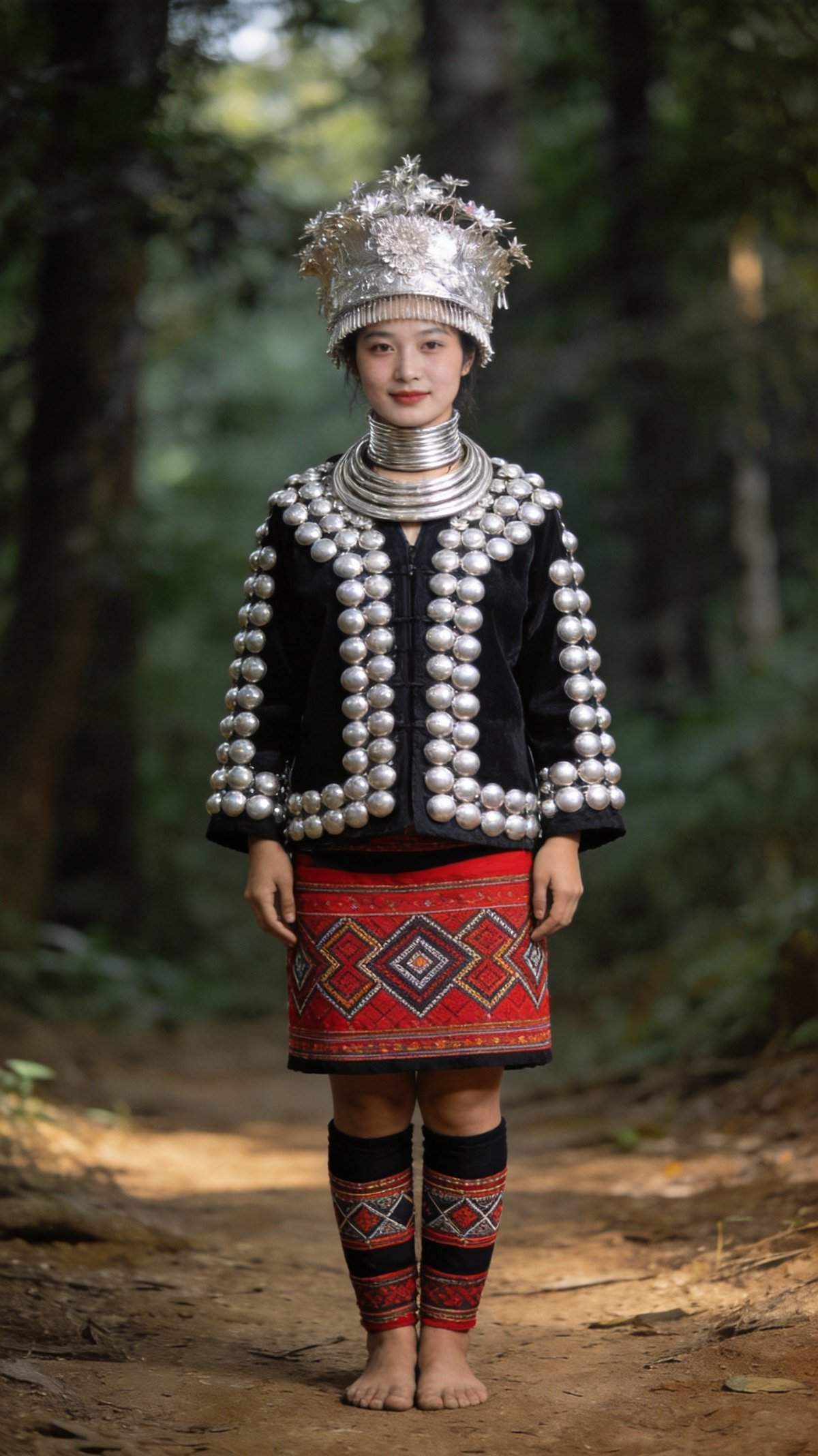 Jingpo traditional clothing
