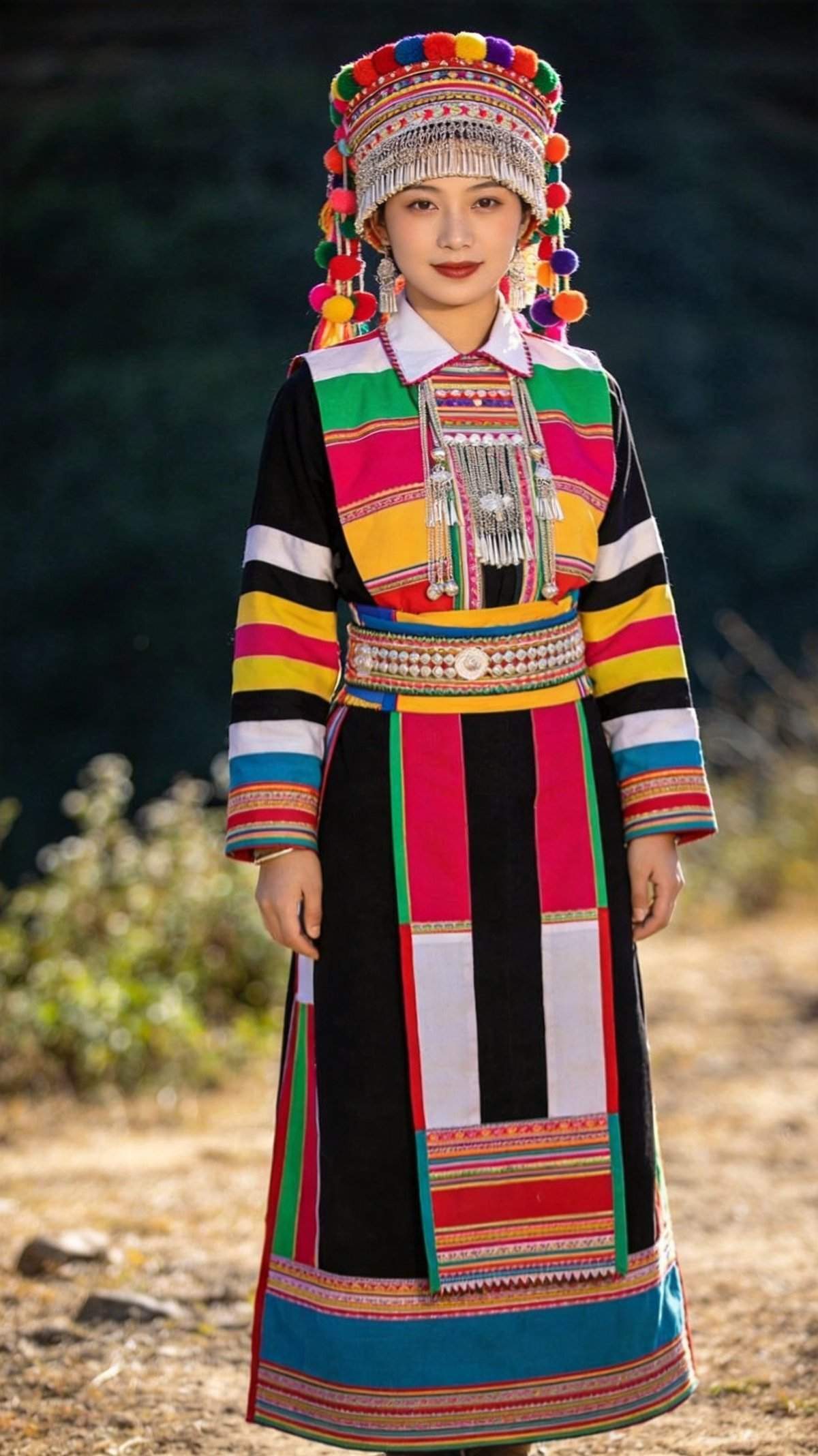 Lisu traditional clothing