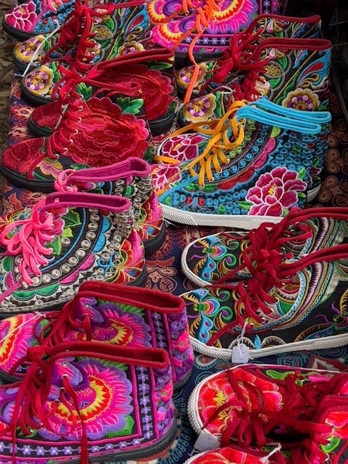 Manchu traditional clothing and textile details