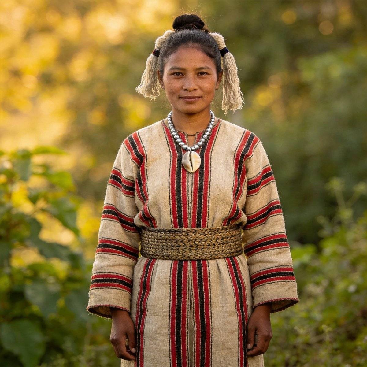 Nu traditional clothing and textile details