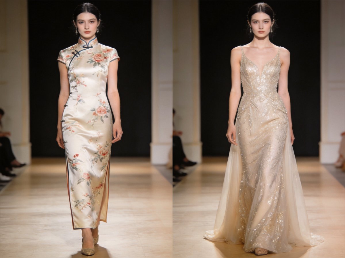 Qipao vs Evening Dress: Two Visions of Elegance