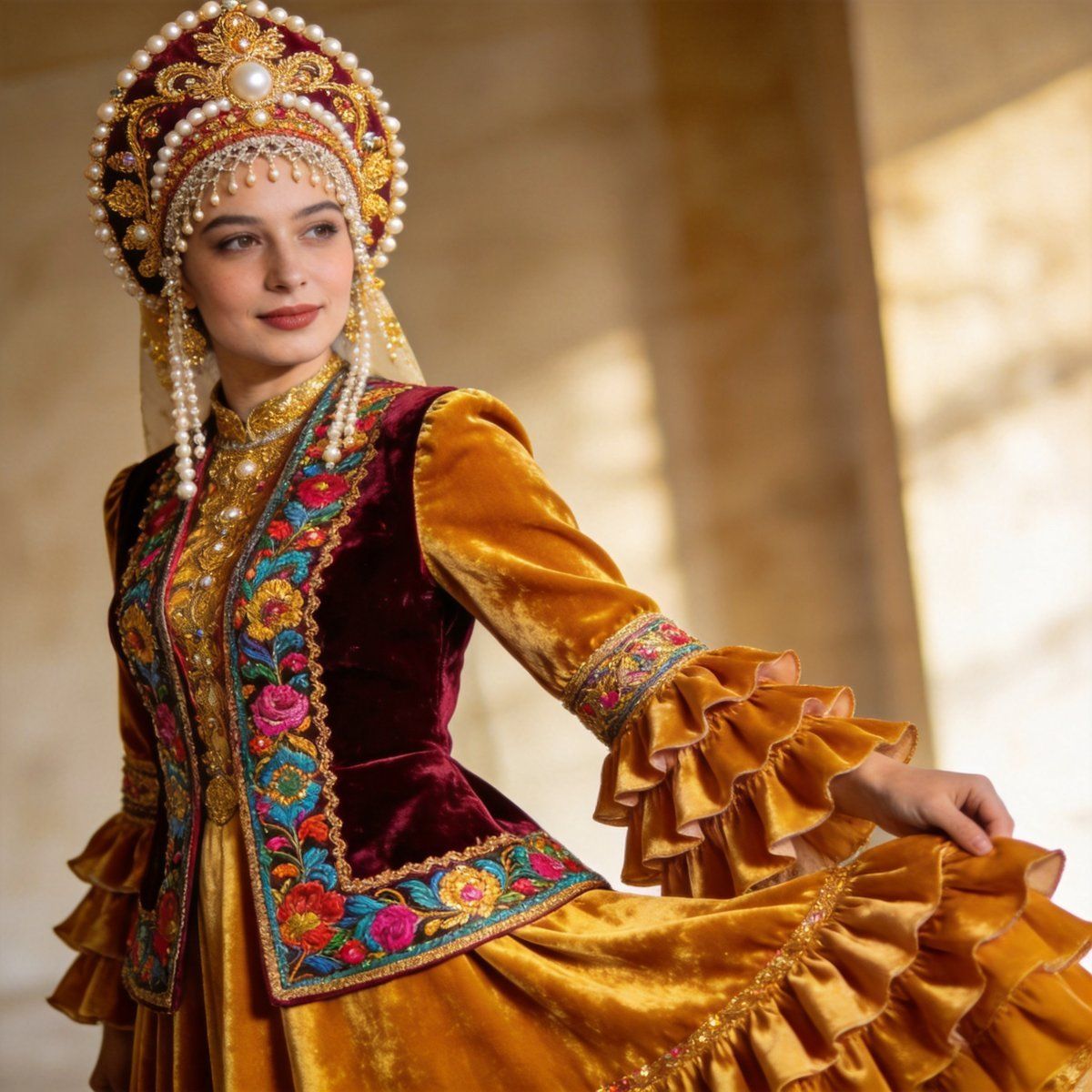 Tatar festival attire and cultural dress