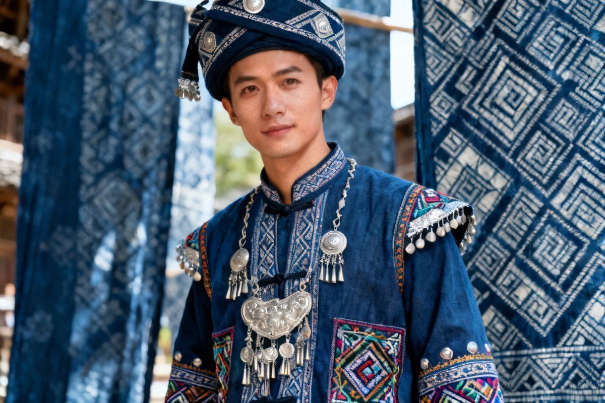 Tujia festival attire and cultural dress