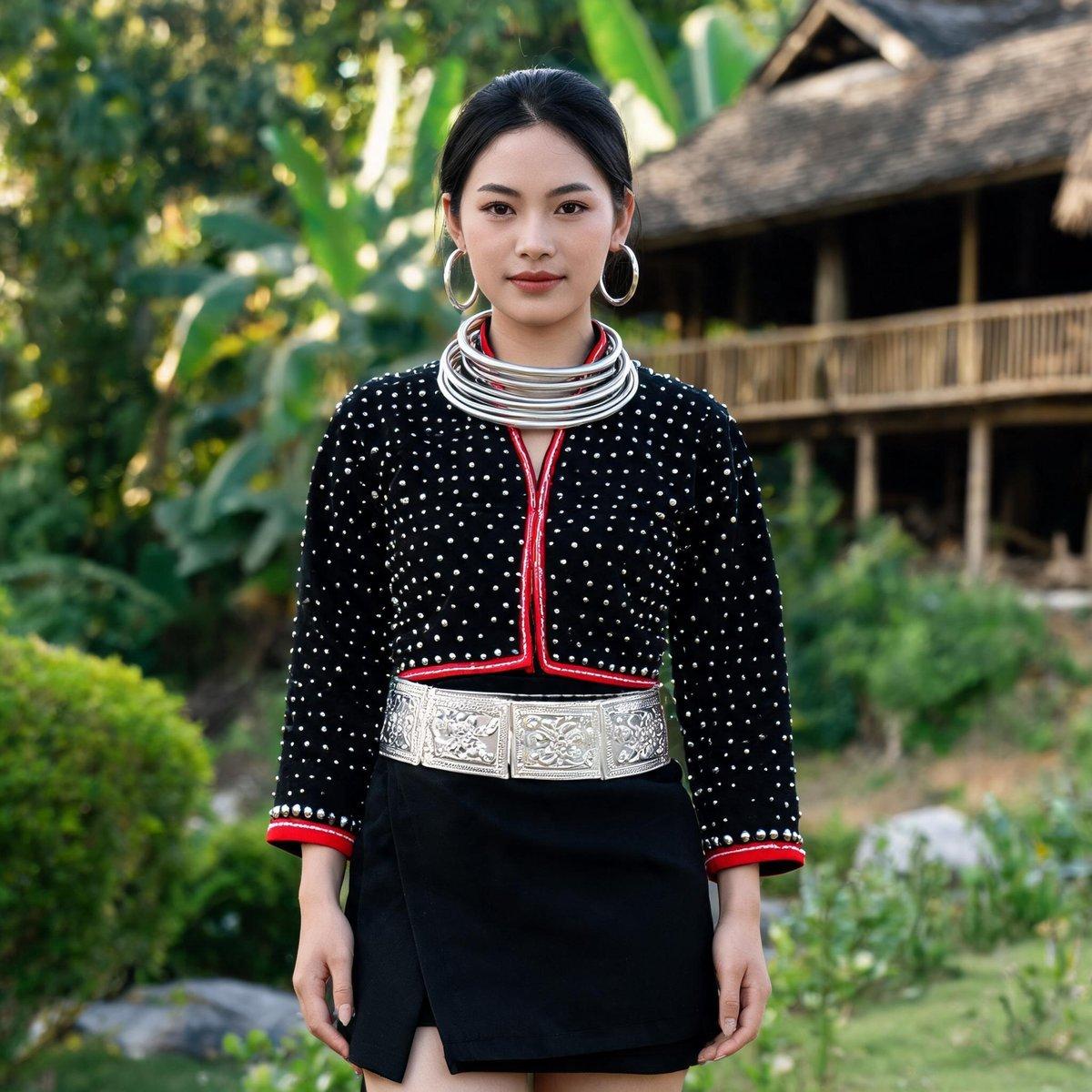 Va (Wa) traditional clothing and textile details