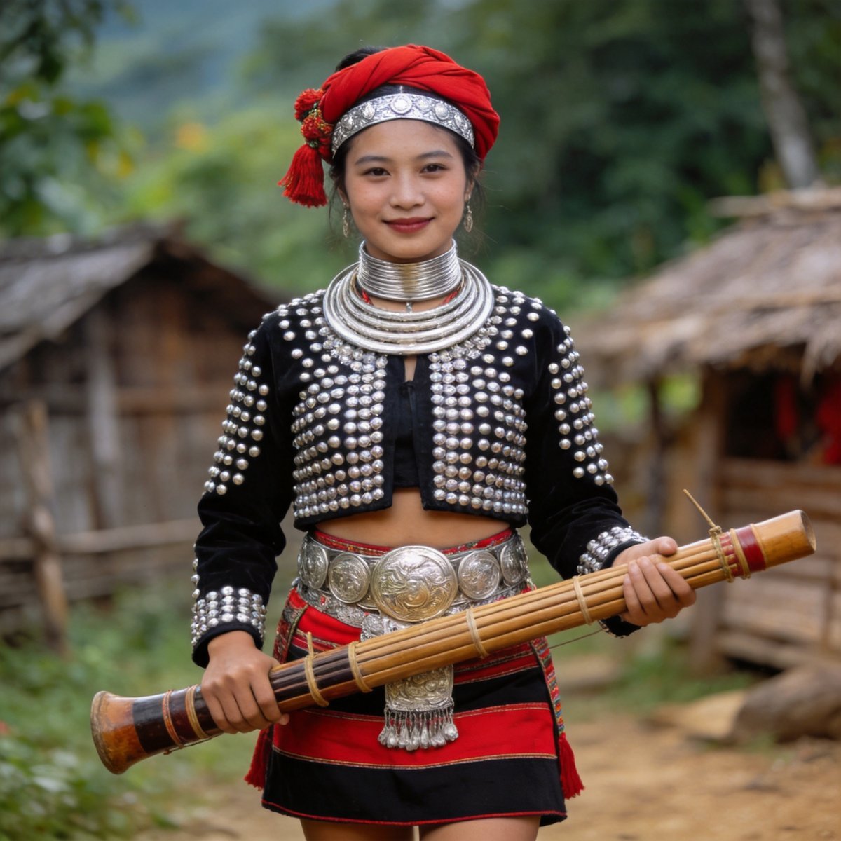Va (Wa) festival attire and cultural dress